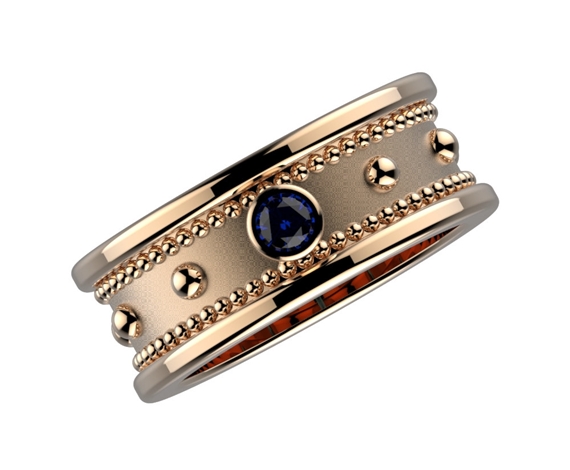 Byzantine Style Engagement Ring